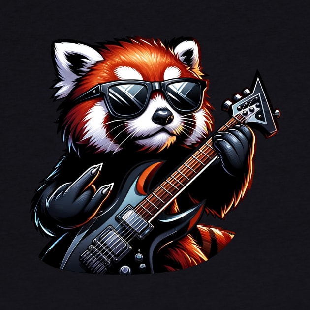 Cute Rock Animal - Red Panda by MasutaroOracle